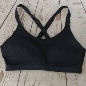 Victoria Sport by Victoria's Secret Lightweight Sports Bra Black Size 36D (CL)